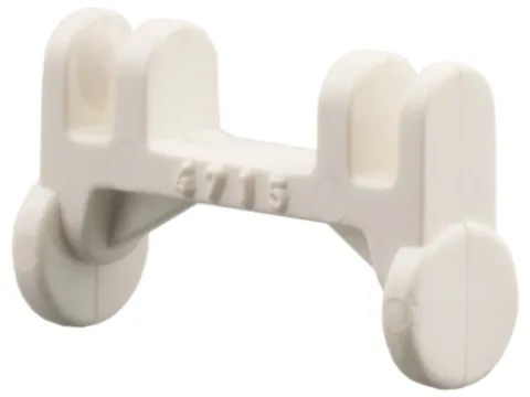 LEGO 5x White Minifigure, Utensil Stretcher Wheels inv.628