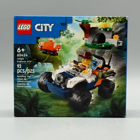 Lego City #60424 Jungle Explorer ATV Red Panda Mission Retired Brand New Sealed