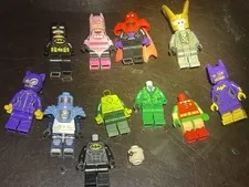 LEGO DC Super Heroes Minifigure Lot Batman Catwoman Riddler Robin