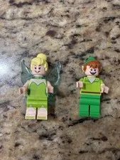 Lego Disney Peter Pan And Tinker Bell Minifigures