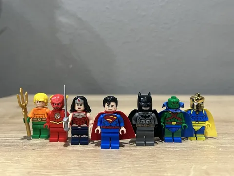 LEGO Batman 3 Justice League Minifigure Lot Superman,Flash,Doctor Fate & More DC