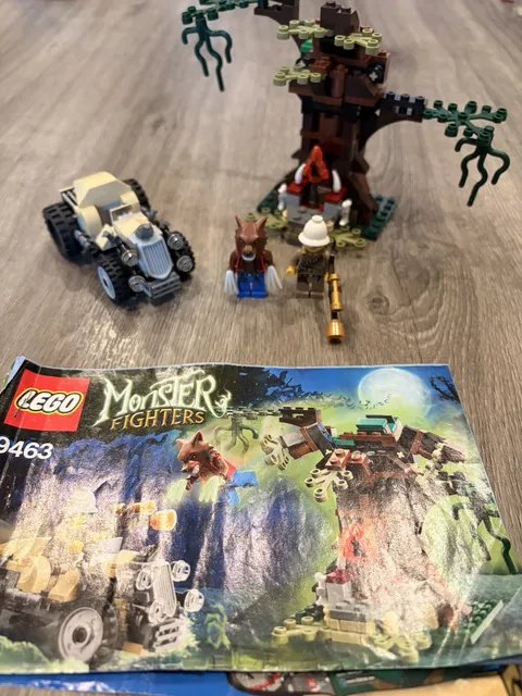 Retired Lego Monster Fighters Set #9463: The Werewolf (99% Complete)