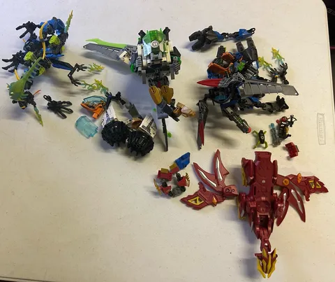 Random Lego and Bakugan Incomplete Lot Hero Factory Dragon Jet Rocka Minifigs 