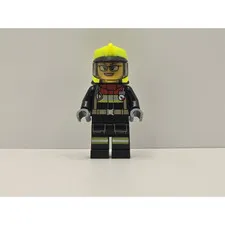 LEGO City Female Firefighter Minifigure cty1544 New Fire Rescue Hero