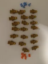 20 Gold Classic Space Minifigures Missing Air Tanks