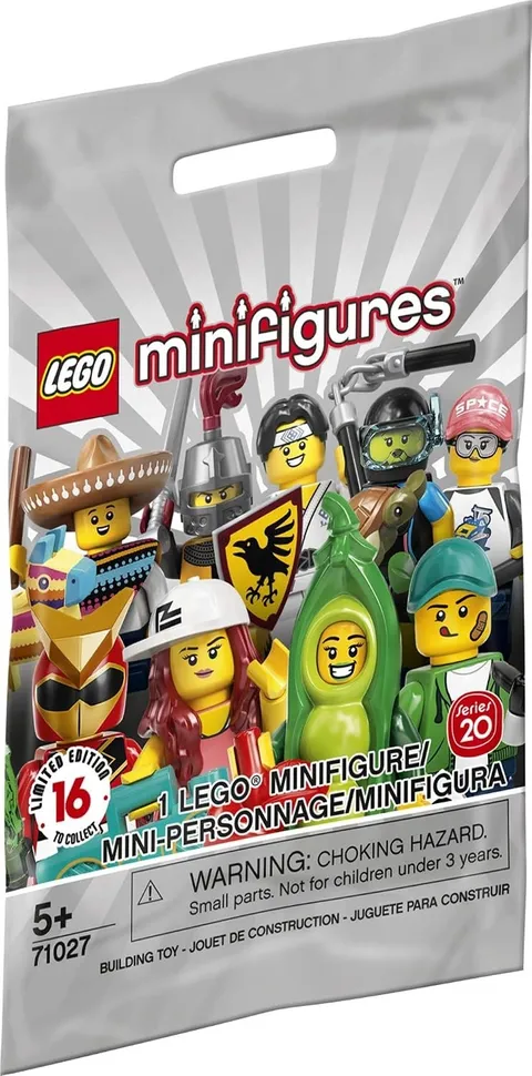 LEGO Series 20 Blind Bag 71027 - 1 Minifigure with Accessories - Sealed [New]
