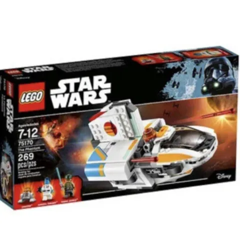 Lego The Phantom 75170 Star Wars Rebels Admiral Thrawn 100% Complete Set no Box