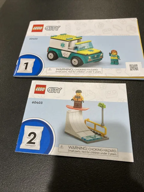 LEGO City 60403 Instruction All Manuals 1 & 2 Only No Bricks Or Parts Lot 15