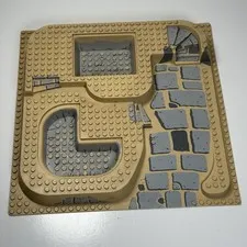 LEGO 5978 Sphinx Secret Tan Pool Base Replacement 32x32 Raised Baseplate