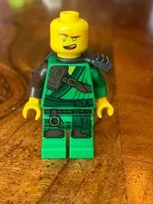 Lego Ninjago Lloyd Secrets Of The Forbidden Spinjitsu Minifig, MISSING MASK/HAIR