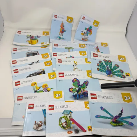 LEGO Creator 3-in-1 Instruction Manuals Lot 31140 31147 31149 31133 31155 31157