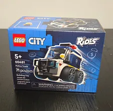 LEGO City Police Truck 60481 Complete Set 71 Pieces Age 5+ Police Officer