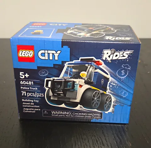 LEGO City Police Truck 60481 Complete Set 71 Pieces Age 5+ Police Officer