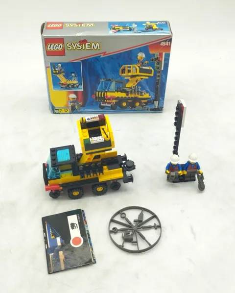 LEGO 4541 Rail and Road Service Truck GOOD ORIGINAL BOX 9V 9v Train Train 4558 4547