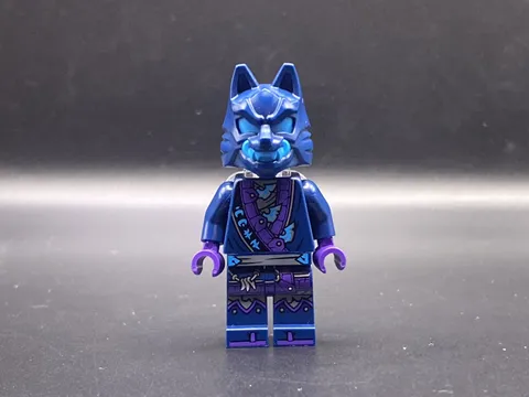 LEGO MINIFIGURE NINJAGO WOLF MASK CLAW WARRIOR, NECK BRACKET NJO0869