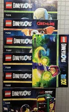 LEGO Dimensions Manuals Lot of 7 – 71287 71218 71256 71257 71228 – Manuals Only