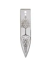 LEGO 11377 - Cloth Banner Pointed Bottom w/ Silver Border, Crown, Stars and Tree