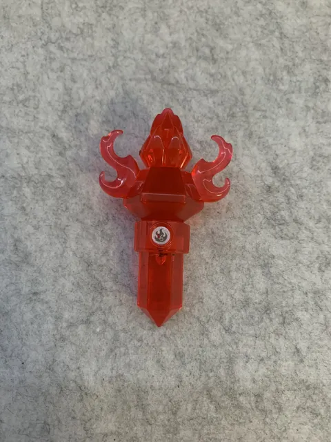 Skylanders Red Elemental Blade Sword Crystal Weapon L2142 Minifigure Accessory