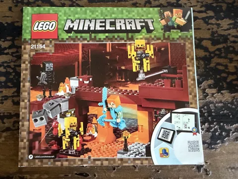 LEGO MINECRAFT Instruction Manuals: 21145 & 21154