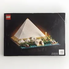 LEGO Architecture 21058 Great Pyramid Of Giza Instruction Manual / Booklet ONLY