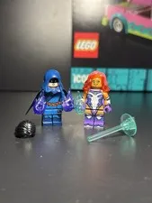 New DC Superhero’s Teen Titans Starfire and Raven Custom Lego Minifigures