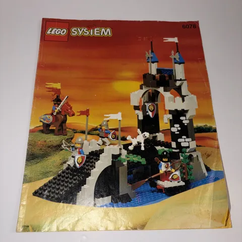 Vintage LEGO 6078 Royal Drawbridge Instruction Manual Booklet Only Castle 1995
