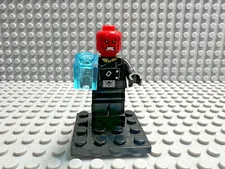 LEGO Marvel Super Heroes Minifigure - Red Skull Dark Brown Belt - SH0107