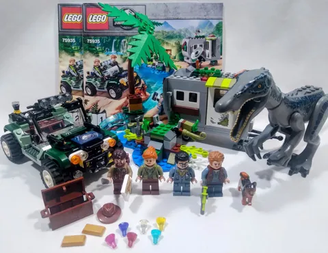 🔥LEGO Jurassic World 75935 Baryonyx Face-Off The Treasure Hunt 100% Complete