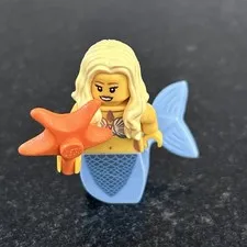 LEGO Collectable Minifigure Series 9 Mermaid (2013) Figure Rare Retired Used