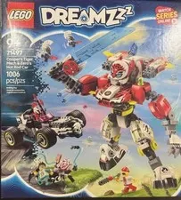 LEGO Dreamzzz: Cooper's Tiger Mech & Zero's Hot Rod Car (71497)
