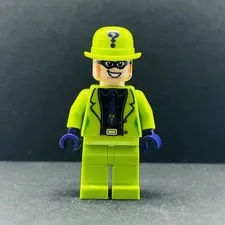 Lego Minifigure The Riddler - Lime Outfit sh0593 Super Heroes