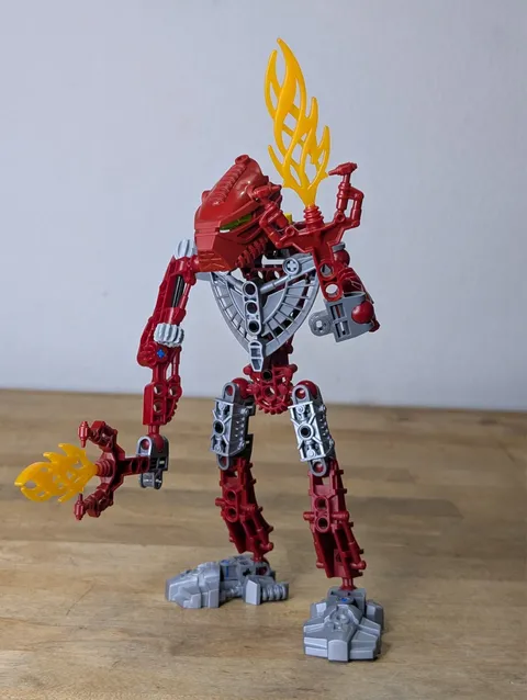 LEGO BIONICLE: Toa Hordika Vakama (8736) 100% Complete No Box No Instructions