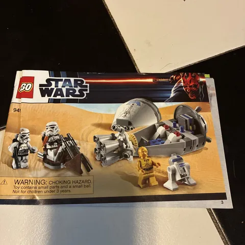 LEGO INSTRUCTIONS 9490 Star Wars Droid Escape A New Hope Manual Book Booklet