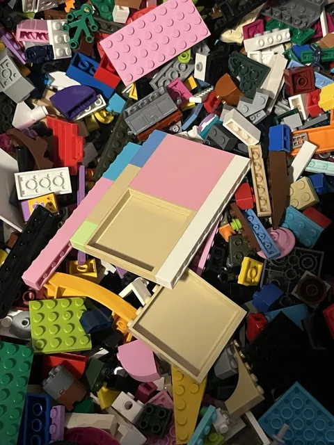 Lego Lot 5 Pounds lbs Random Mixed Pieces Bulk Clean