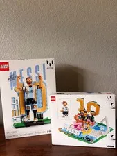 LEGO Editions [BUNDLE] Lionel Messi–Soccer Legend/Highlights (#43015/#43011) New