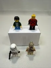 Various LEGO Minifigure Lot of 4 Star Wars/Regular Figure/Lady Bug