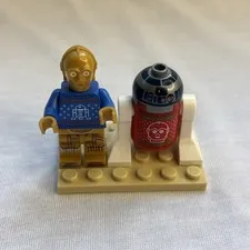 LEGO Star Wars Minifigure - Holiday Sweater R2D2 ad C3PO - Lot of 2