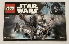 LEGO Star Wars Darth Vader Transformation Instruction Manual (75183) Manual Only