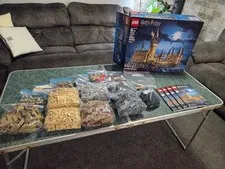 LEGO Harry Potter: Hogwarts Castle (71043), Fully Disassembled.
