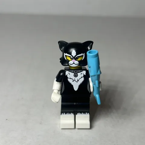 Lego Black Cat Costume Girl Minifigure Collectible Series 18 Fish Mini Figure
