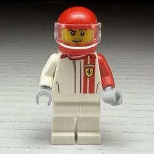 LEGO Ferrari F40 Competizione Driver Minifigure