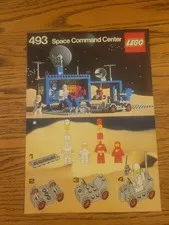 Vintage Lego Space Command Center 493 Instruction Manual 1979