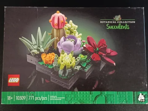 LEGO Icons Succulents 10309 Botanical Collection Complete Box Sorted Bags