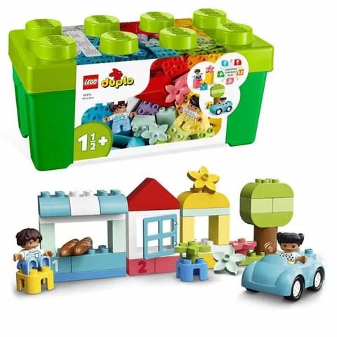 LEGO Duplo Brick Box 65 Piece Building Set Building Blocks Bricks Toy Ages 2 and Up 10913