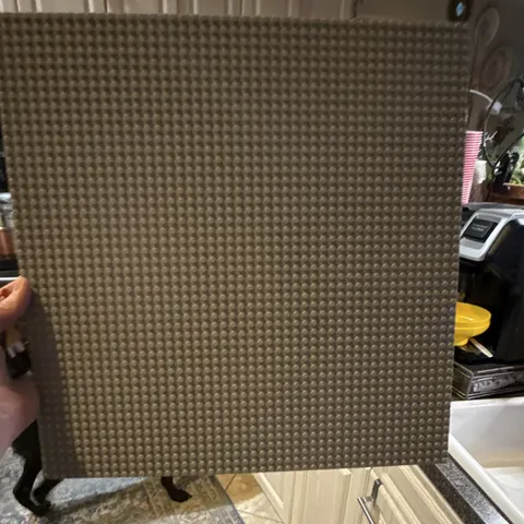 LEGO Gray Baseplate 48x48 Studs Large Plastic Building Plate Stackable 4+