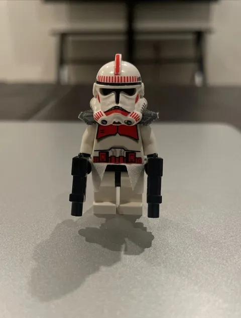 Lego Star Wars Shock Trooper 2007 Arc Trooper Fives Pauldron And White Kama
