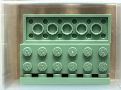 LEGO Parts - Sand Green Plate 2 x 6 - No 3795 - QTY 5