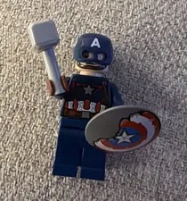 LEGO Marvel Captain America Minifigure (sh0736) from set 76323 - New!