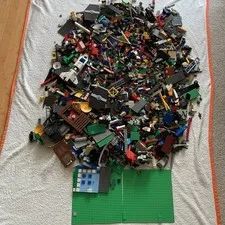 17LB Lot Of Mixed Lego  Building Blocks/Parts/Pieces Star Wars, Minecraft & More