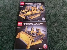 LEGO Technic 42028 Instruction manuals Bulldozer Book 1 & 2
